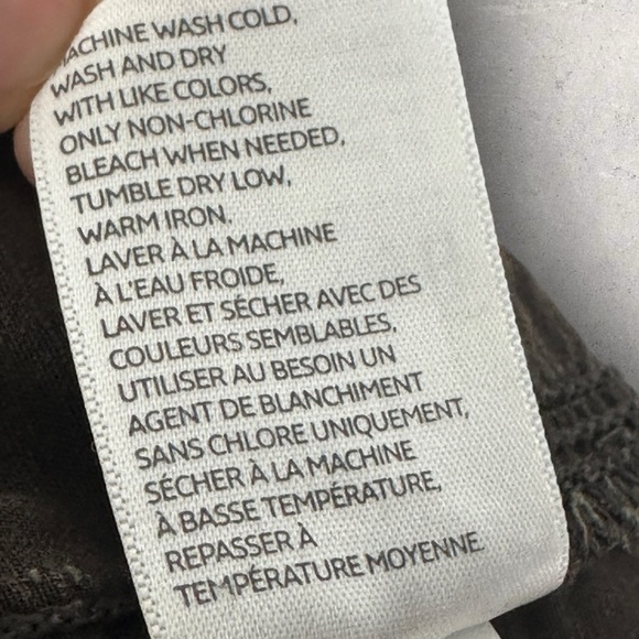 Old Navy‎ Brown Mini Skirt Size Large Tencel Cotton Y2K 90s Retro Boho Pockets L - Picture 6 of 10